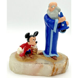 2001 Ron Lee Disney Mickey Mouse Sorcerer Yensid Figurine #330/500 SKU192